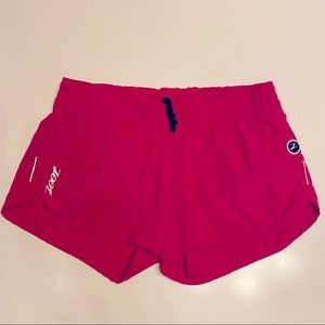 Hot pink running shorts from Zoot